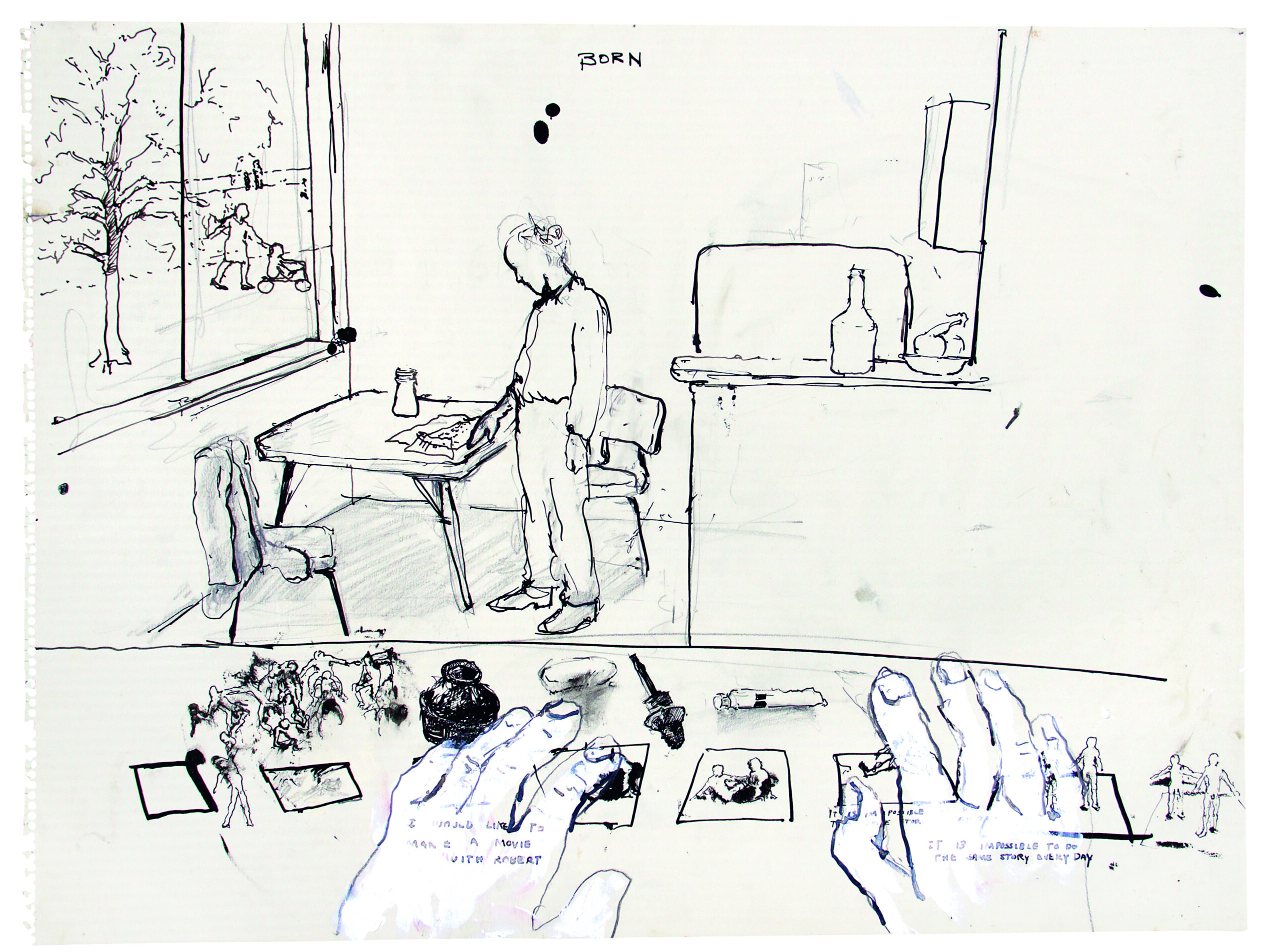 June Leaf, Motel Room, 1975