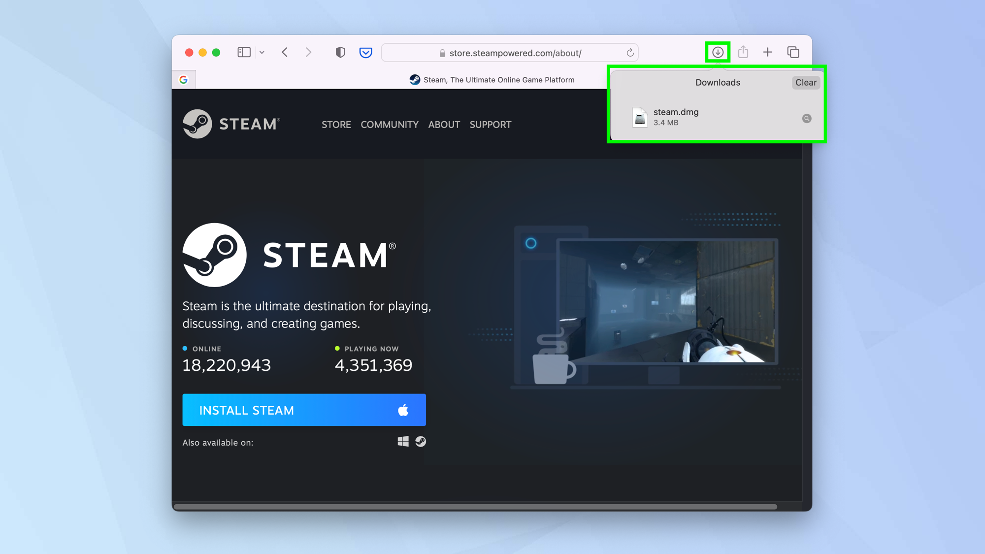 Как скачать Steam и установить его на Mac
