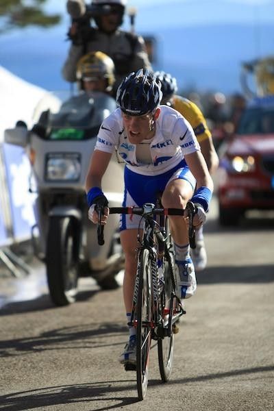 Kevin Seeldrayers brought home his team captain Sylvain Chavanel, to limit the damage done by Contador.