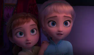 young Anna and Elsa in Frozen 2