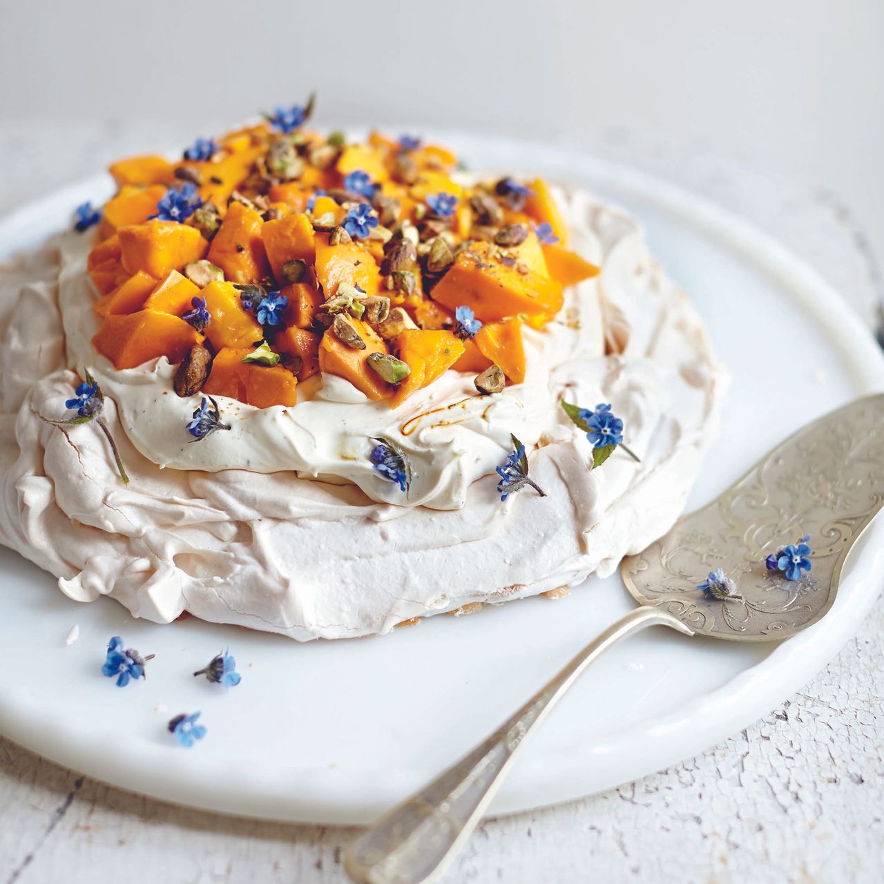 Photo of scented alphonso mango pavlova