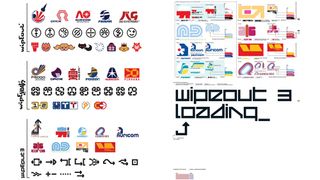 Wipeout team logos designed by The Designers Republic