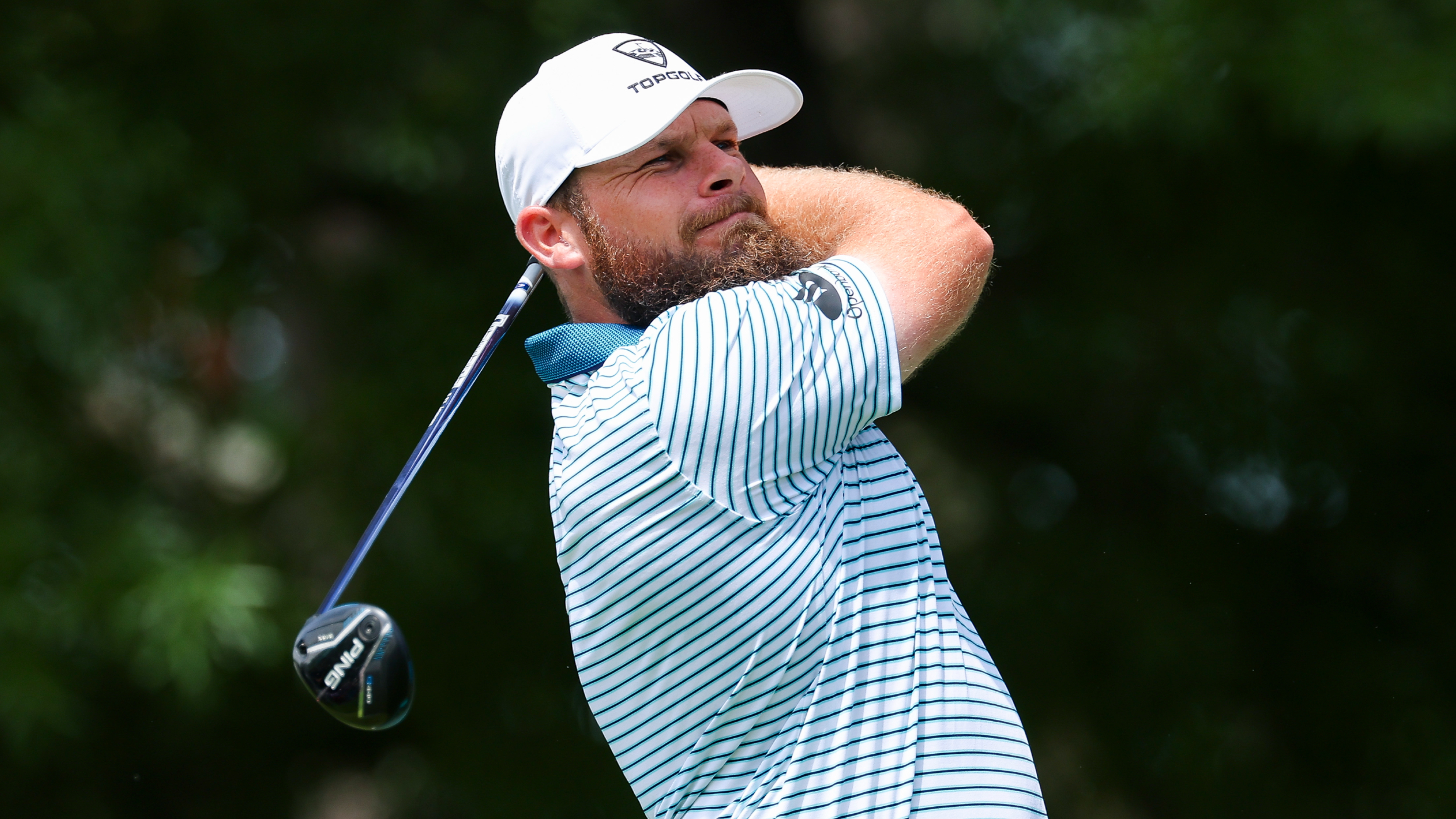 Tyrrell Hatton takes a shot at the PGA Championship