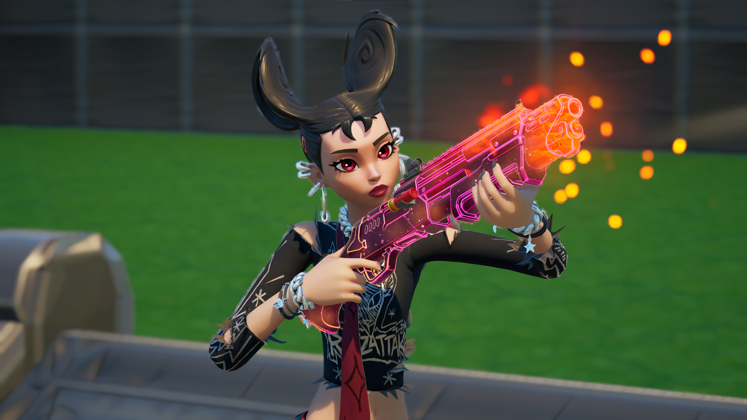 An unstable exotic weapon in Fortnite.