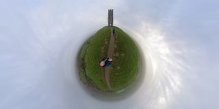 Tiny planet effect with Insta360 One R 