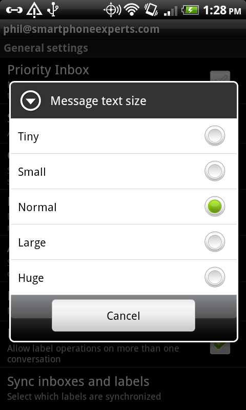 how to increase text size gmail how to increase text size gmail