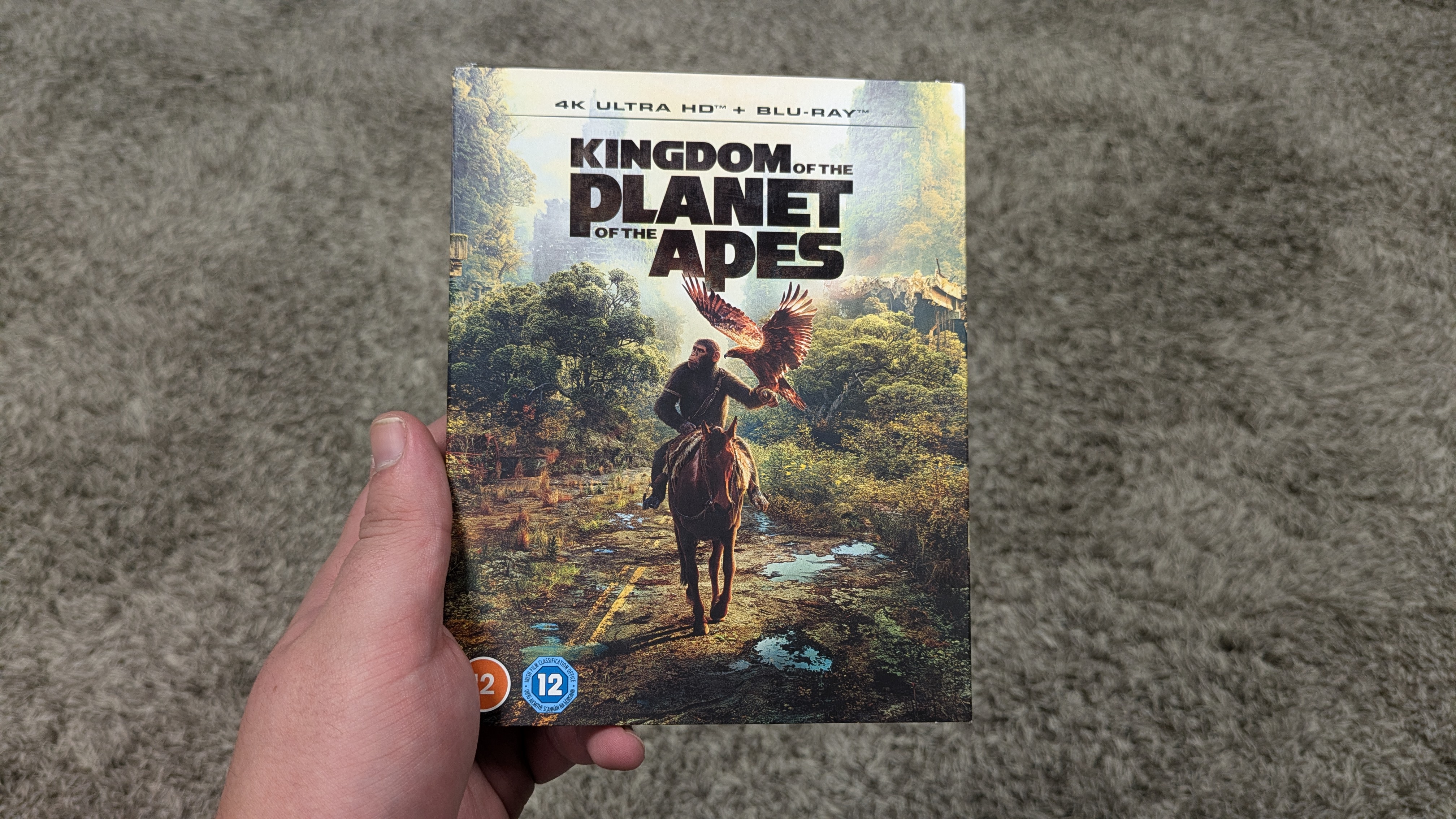 Kingdom of the Planet of the Apes 4K Blu-ray front cover and case