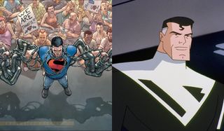 Superman in Kingdom Come and Batman Beyond