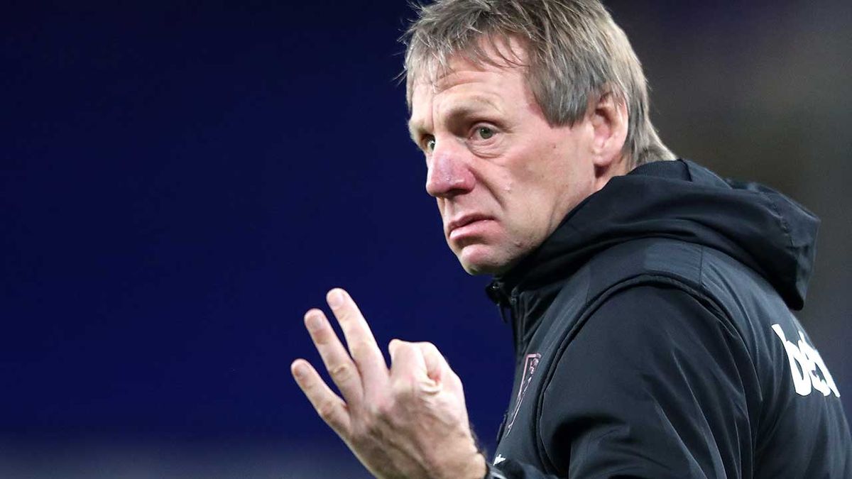 Stuart Pearce gestures on the touchline