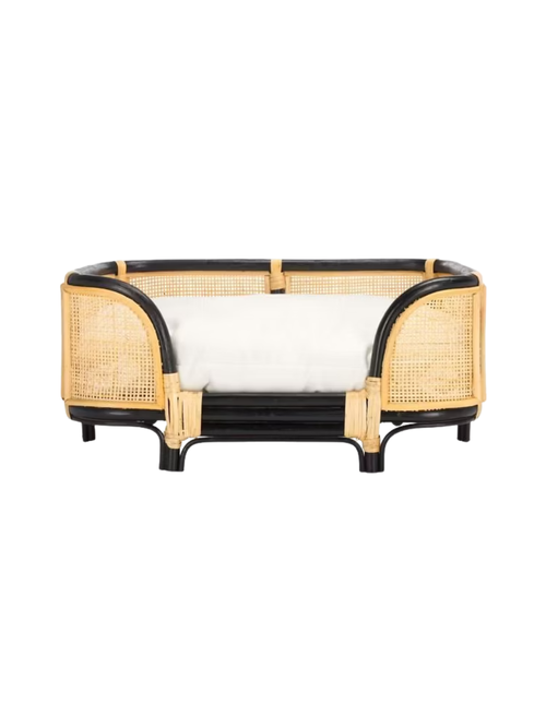 Timo Rattan Pet Bed With Cushion 