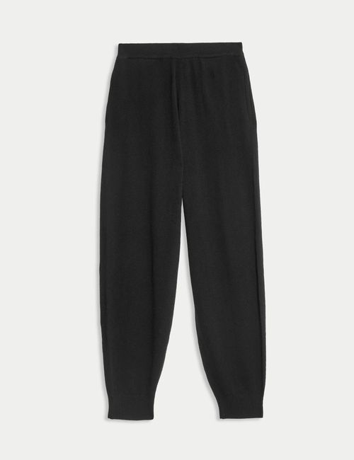 Pure Cashmere Tapered Ankle Grazer Joggers