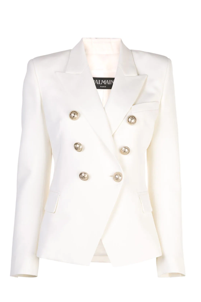 Balmain Peaked Lapel Blazer Jacket