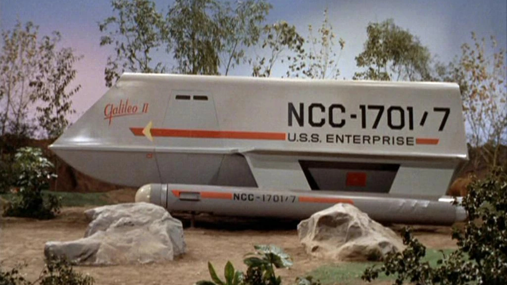 The Galileo shuttlecraft from Star Trek: The Original Series