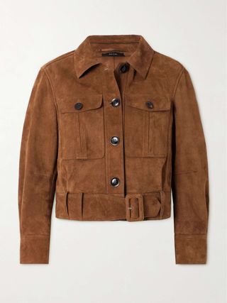 Belted Suede Jacket