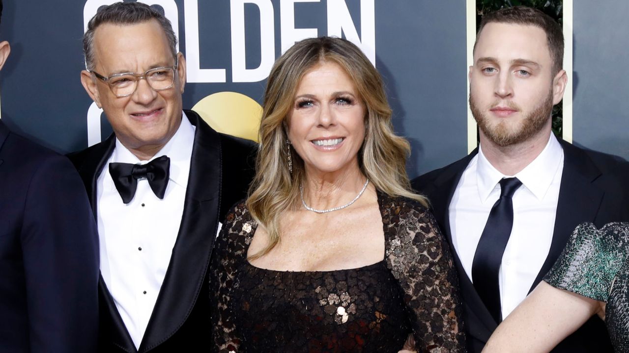 Hanks family at the Golden Globes