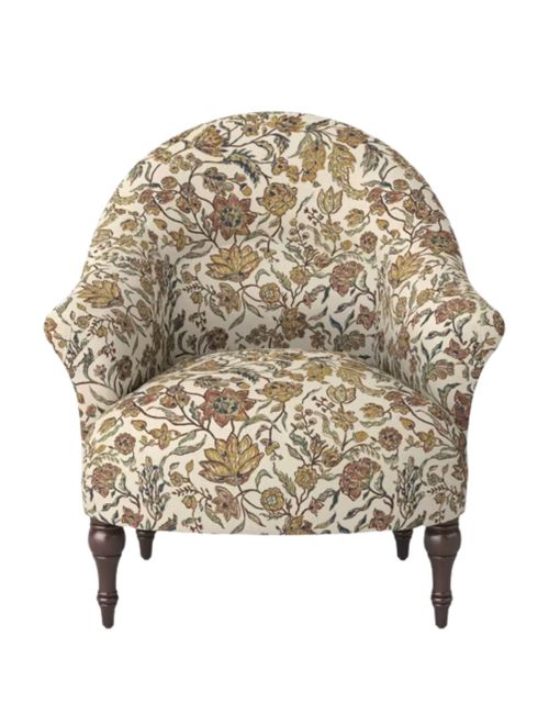 Printer's Accent Chair Telangana Colorful Floral
