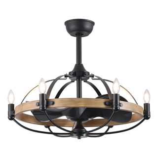  Classic Black Caged Farmhouse Ceiling Fan