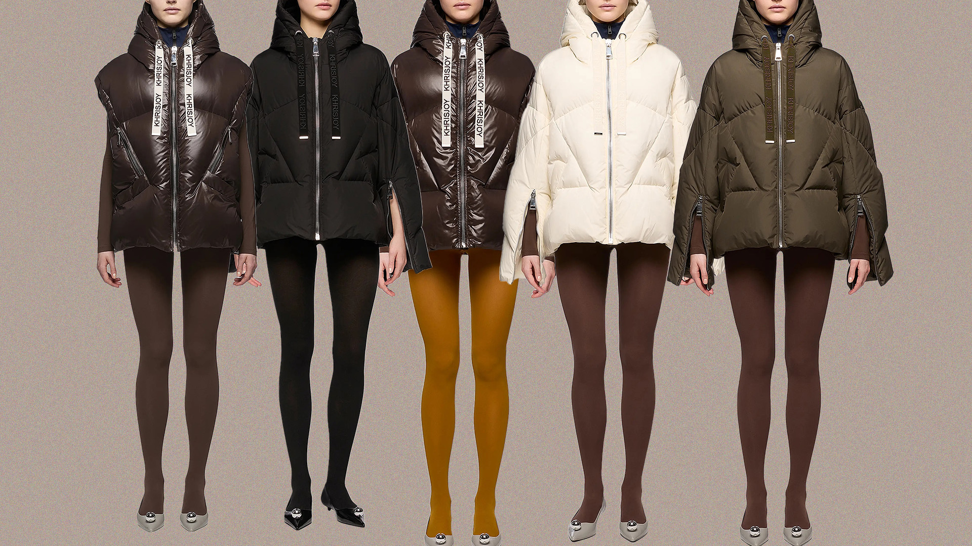 Collage of Puffer Jackets