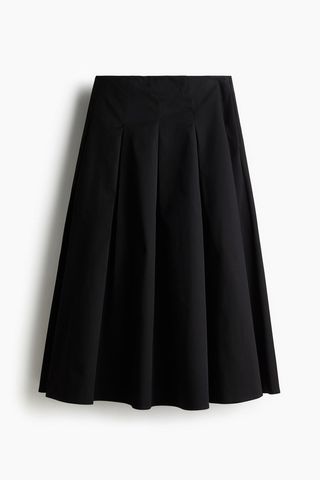 Long Pleated Skirt