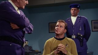 Captain Kirk on Star Trek