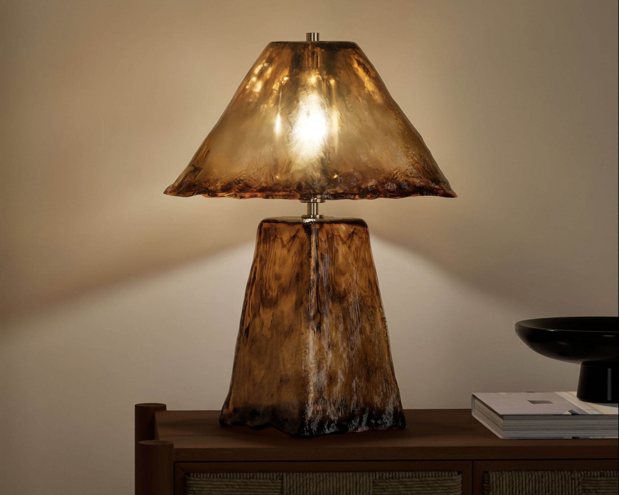 glass lamp