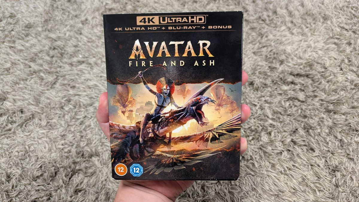 Avatar: Fire &amp; Ash 4K Blu-ray case