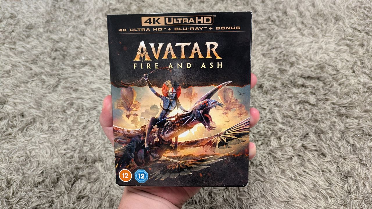 Avatar: Fire &amp; Ash 4K Blu-ray case