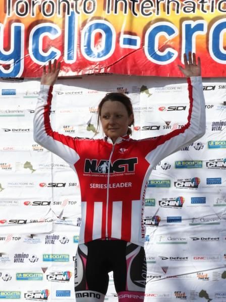 A seond NACT leader's jersy for Natasha Elliott (Garneau Club Chaussures)
