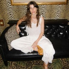 influencer Laura Vidrequin Roso wearing free people bloomers and cami