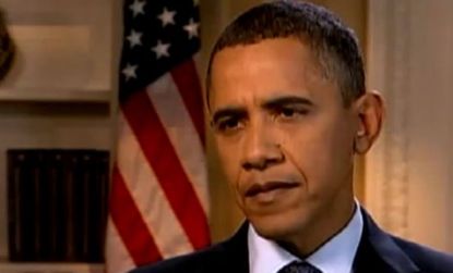 "The party in power was held responsible for an economy that is still under-performing," said Obama in response to the Republican election sweep.