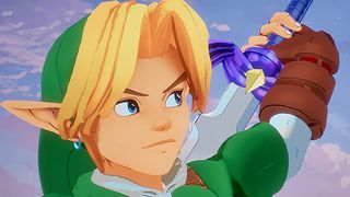 Screenshot from an Unreal Engine 5 Zelda Ocarina of Time remake