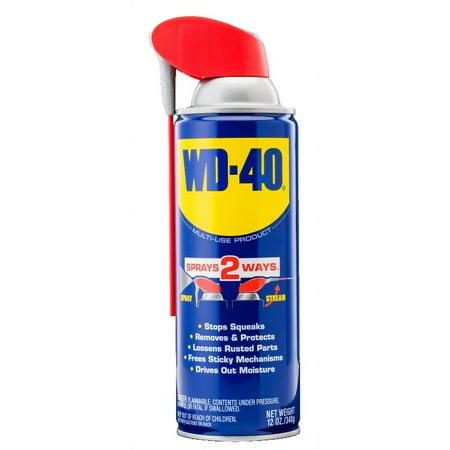 Classic Wd-40 Formula, Multi-Use Product With Smart Straw Sprays 2 Ways, Multi-Purpose Lubricant Spray, 12 Oz