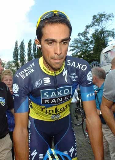 Alberto Contador (Saxo Bank-Tinkoff Bank) is back in action after serving suspension for a positive test for clenbuterol.