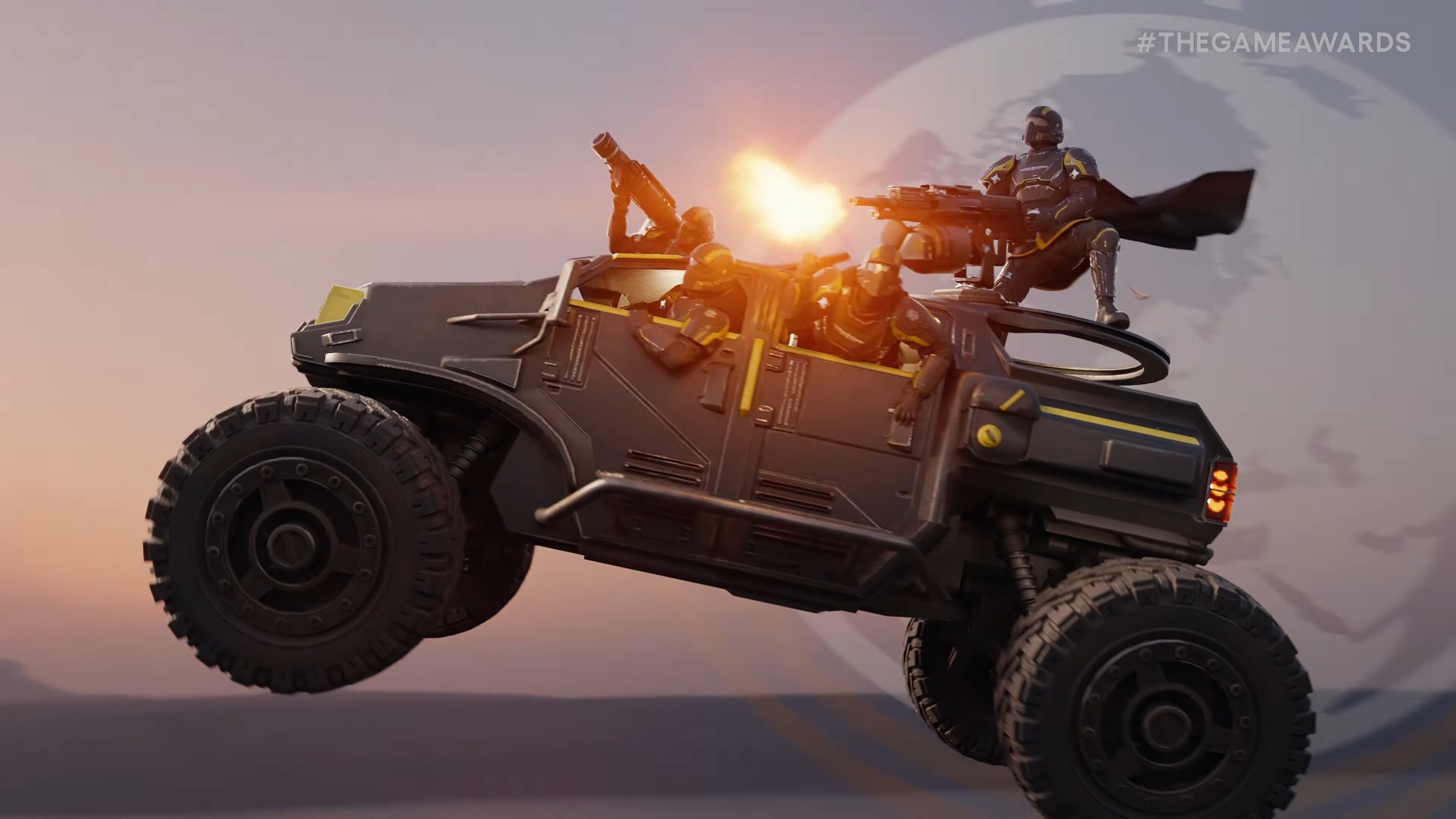 helldivers 2 screenshot of the new vehicle in-game.