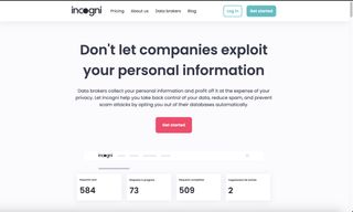 Incogni home page