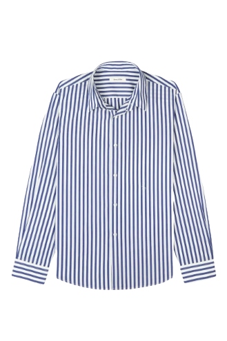 Sporty &amp;amp; Rich, Vertical-Stripe Long-Sleeve Shirt 