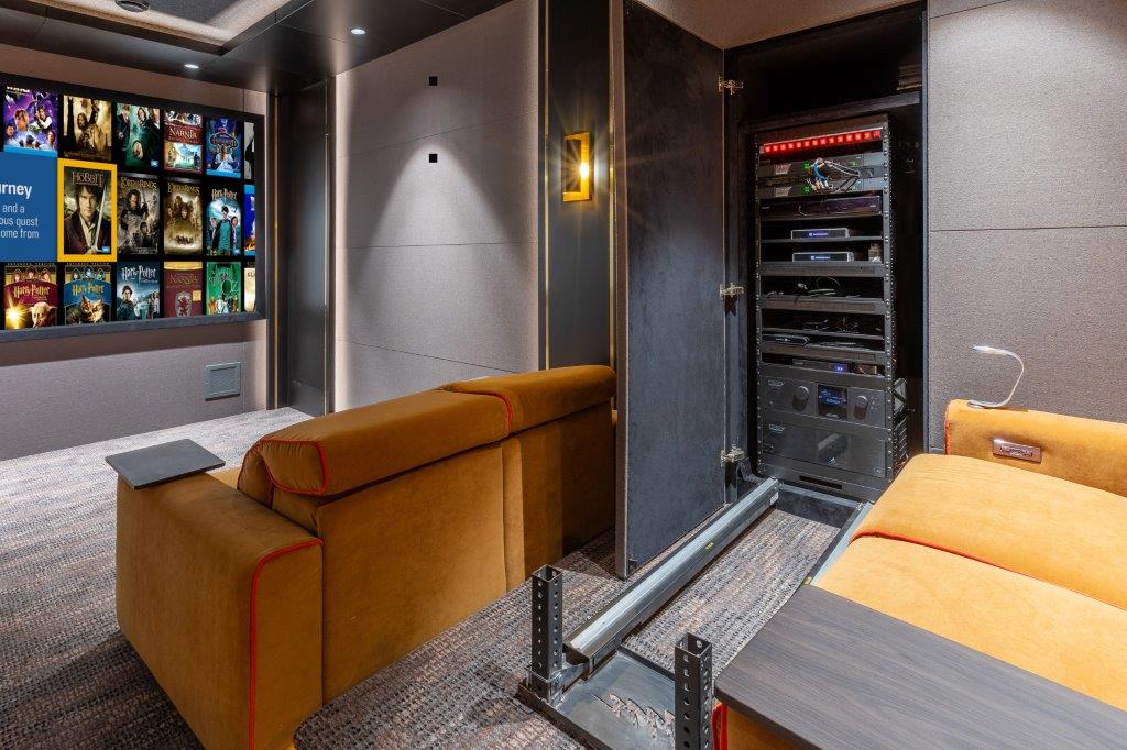 Happy Hopton Hall home cinema images