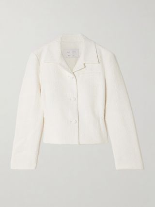 Quinn Cropped Cotton-Tweed Jacket