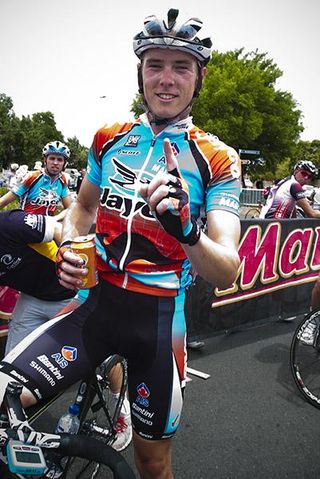 Number one: Rohan Dennis from South Australia after winning the 2012 men's under 23 national road race title in Buninyong