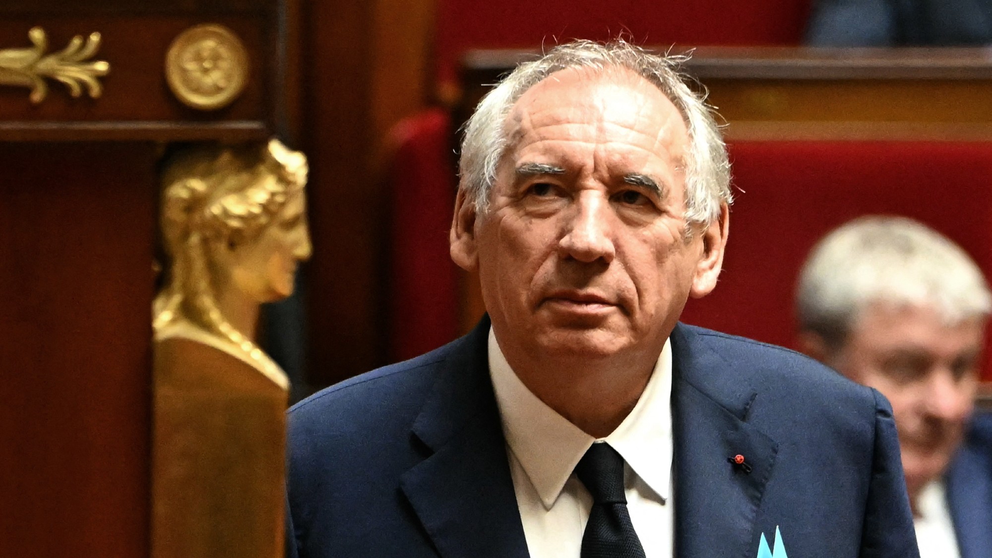France's Prime Minister Francois Bayrou arrives to deliver his general policy statement