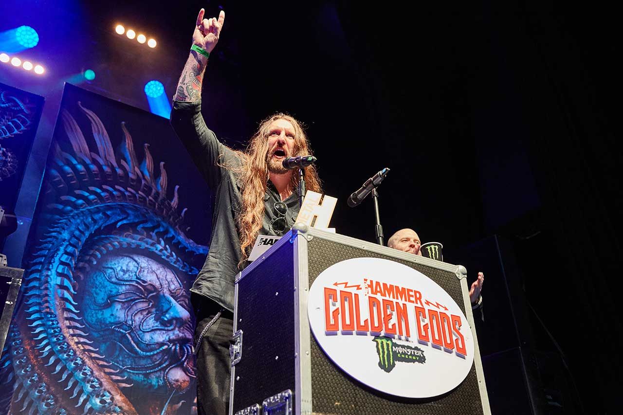 Ben Ward at the Golden Gods