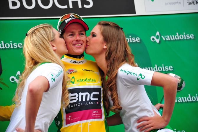 Mathias Frank (BMC) remains in the Tour de Suisse leader's jersey