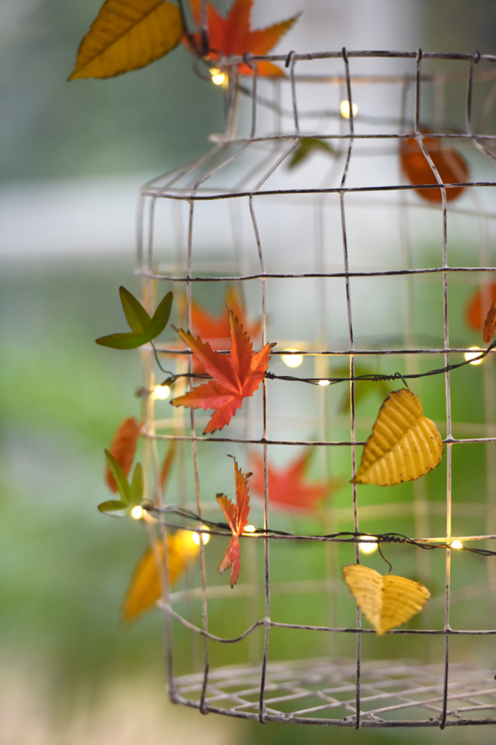 leaf fairy lights