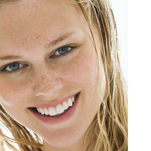 woman smiling