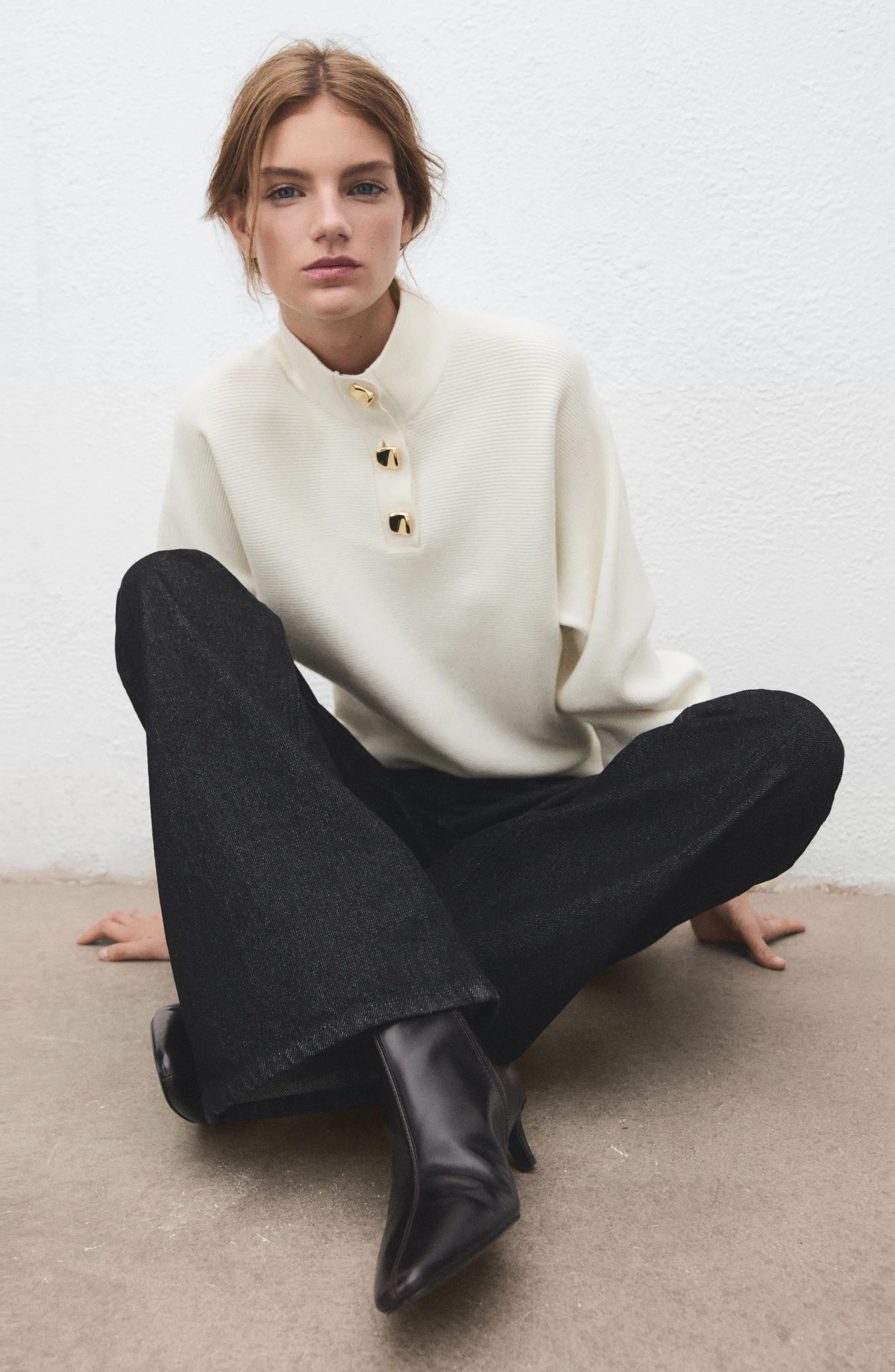MANGO, Uptown Polo Sweater