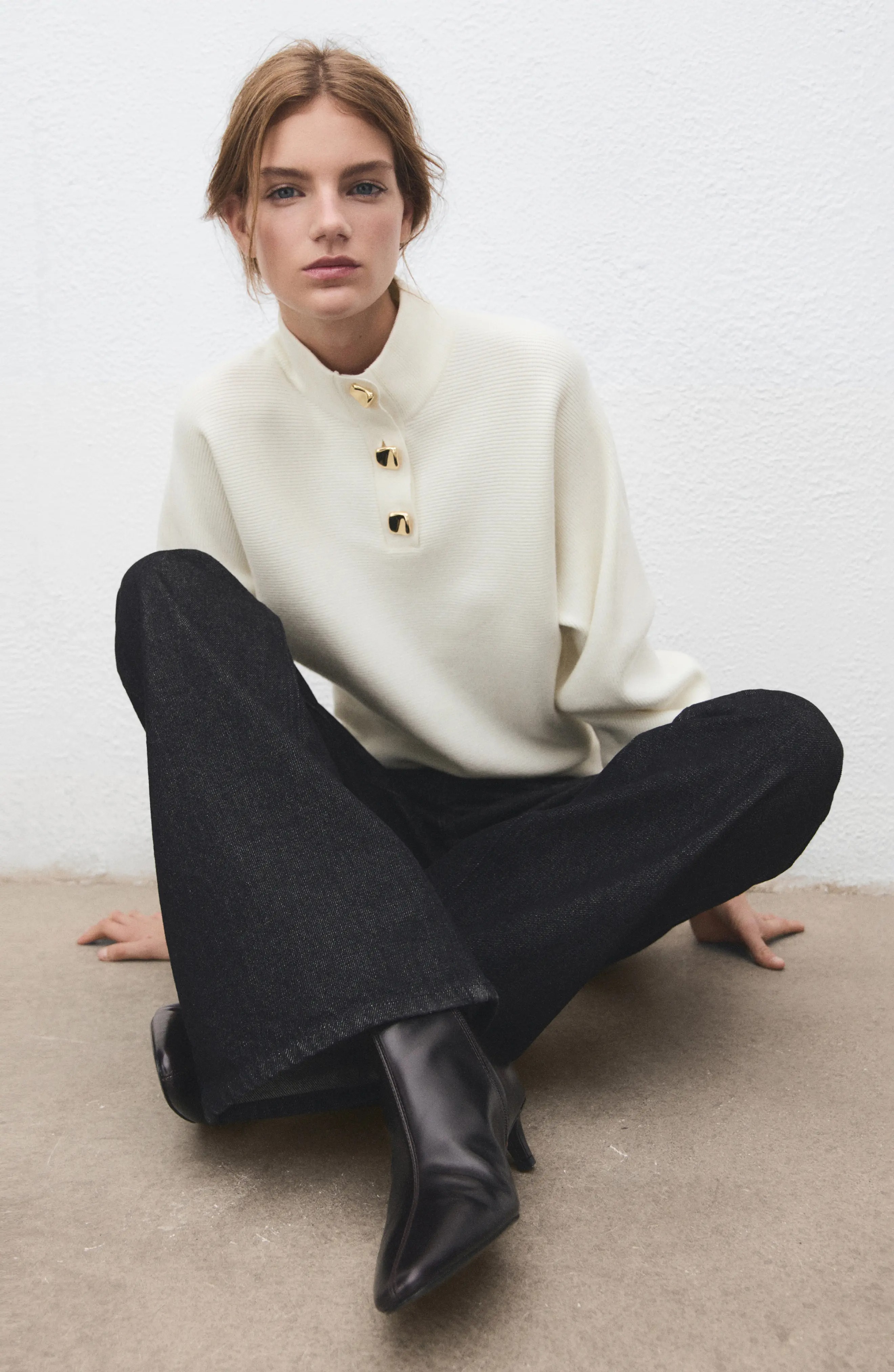 MANGO, Uptown Polo Sweater