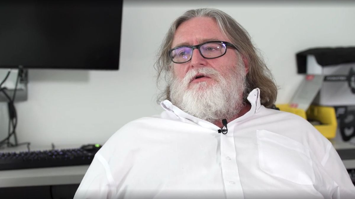 FYI Gabe Newell looks like a cult leader now : r/TwoBestFriendsPlay