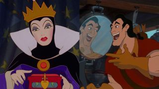 The Wicked Queen from Snow White and Gaston from Beauty and the Beast
