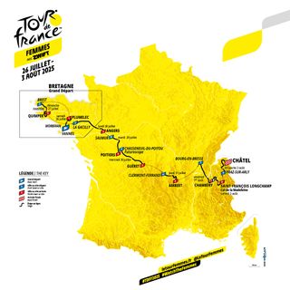 Tour de France Femmes 2024 route unveiled