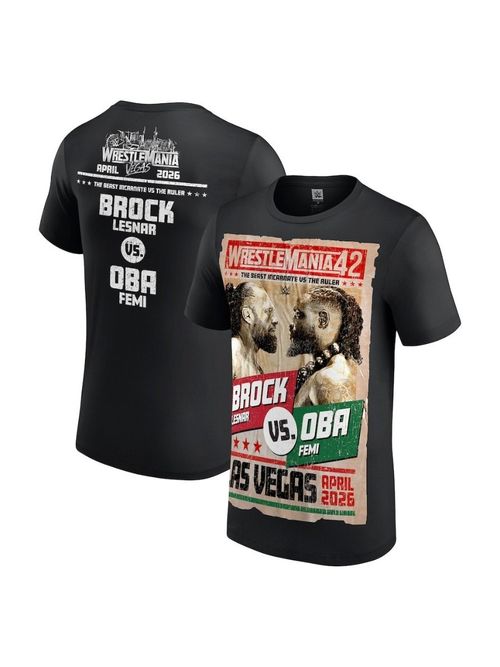 WrestleMania 42 Brock Lesnar vs. Oba Femi T-Shirt